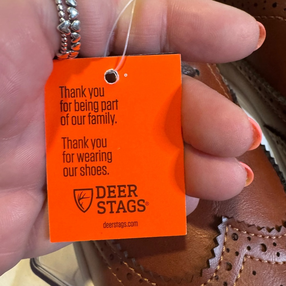 Deer Stags Brown Leather Oxfords - Picture 5 of 6